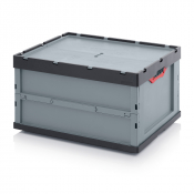 Bac Pliable Euronorm 800 x 600 mm avec couvercle