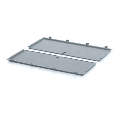 Couvercle rabattable pour bac Euronorm pliable