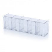 Bloc-tiroirs basculants – Dimensions 60 x 13,3 x 16,4 cm – Module de 5 tiroirs