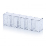 Bloc-tiroirs basculants – Dimensions 60 x 13,3 x 16,4 cm – Module de 5 tiroirs