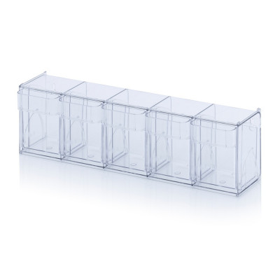 Bloc-tiroirs basculants – Dimensions 60 x 13,3 x 16,4 cm – Module de 5 tiroirs