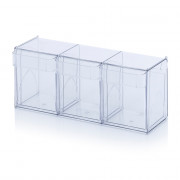 Bloc-tiroirs basculants – Dimensions 60 x 19,7 x 24 cm – Module de 3 tiroirs