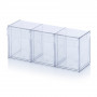 Bloc-tiroirs basculants – Dimensions 60 x 19,7 x 24 cm – Module de 3 tiroirs