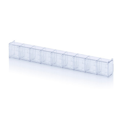 Bloc-tiroirs basculants – Dimensions 60 x 6,2 x 7,7 cm – Module de 9 tiroirs