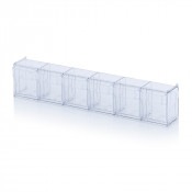 Bloc-tiroirs basculants – Dimensions 60 x 9,1 x 11,3 cm – Module de 6 tiroirs