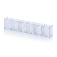 Bloc-tiroirs basculants – Dimensions 60 x 9,1 x 11,3 cm – Module de 6 tiroirs