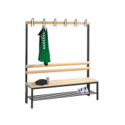 Banc vestiaire avec grille porte chaussures  - 2 à 4 places