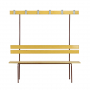 Banc vestiaire en bois massif - 3 places