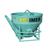 Benne à béton conique surbaissée sortie directe, latérale IMER Benne à béton conique surbaissée sortie directe, latérale IMER