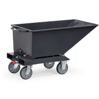 Chariot benne basculante 250 litres Fetra - Gris 250L