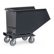 Chariot benne basculante 450 litres Fetra - Gris