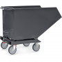 Chariot benne basculante 600 litres - Fetra Gamme en gris