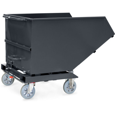 Chariot benne basculante 800 litres Fetra gris
