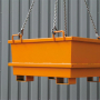 Benne pour chariot à tête rotative