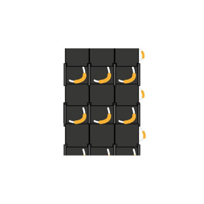 Kit de 21 blocs de stabilisation – Efficience logistique & sécurité – 985 mm