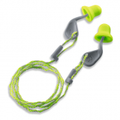 Bouchons d'Oreilles Jetables UVEX xact-fit - Vert et Gris - Taille M - PU, PP, PES