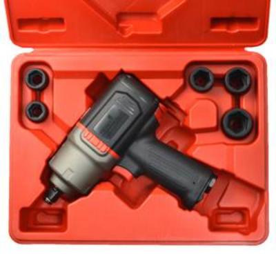 Coffret Clé à Chocs UT8172 avec 5 Douilles de Choc pneumatique - Cedrey