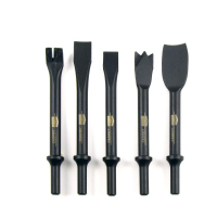 Lot de 5 burins ronds pneumatique - 10,2mm - Cedrey Lot de 5 burins ronds pneumatique - 10,2mm - Cedrey