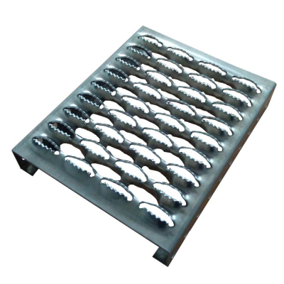 Caillebotis de sols industriel Meiser TOLPLUS STEPBLOC, acier galvanisé, épaisseur 2 mm