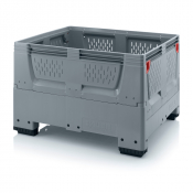 Caisse palette plastique pliable ajourée