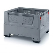 Caisse palette plastique pliable ajourée