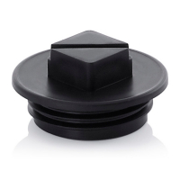 Couvercle à vis fileté pour caisse palette plastique Couvercle à vis fileté pour caisse palette plastique