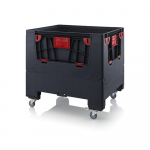 Palox pliable ESD avec 4 trappes d'accès