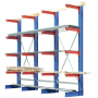 Cantilever IPE 120 1 face largeur 1300mm 140-220kg/bras - Hauteur 2000-3000mm