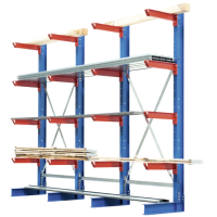 Rayonnage cantilever IPE 120 1 face 140-220kg/bras - Hauteur 2000-3000mm, charges moyennes Rayonnage cantilever IPE 120 1 face 140-220kg/bras - Hauteur 2000-3000mm, charges moyennes