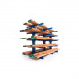Rayonnage cantilever IPE 140 charges moyennes – 1330 mm