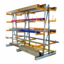 Rayonnage charges longues et légères - cantilever, Longueur 1300 mm, Hauteur 2100 mm