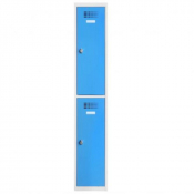 Vestiaire en acier - 2 cases par colonne
