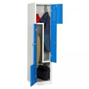 Vestiaire en acier - 2 cases par colonne