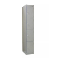 Vestiaire en acier - 4 cases par colonne