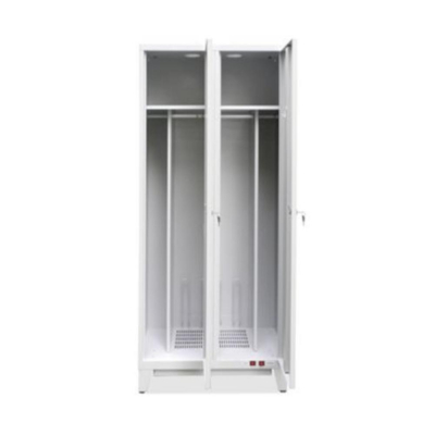 Vestiaire séchant en acier - 1 case par colonne