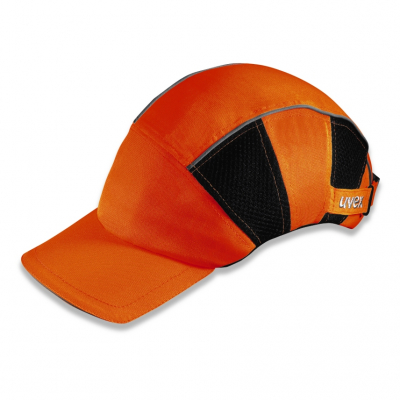 Casquette Anti-Heurt UVEX U- Cap Hi-Viz Orange Fluo - EN 812