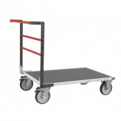 Chariot à Dossier Fixe - Plateau Bois Médium + Tapis Caoutchouc - 1115 x 750 - 600kg