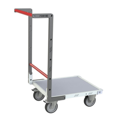 Chariot à Dossier Fixe - Plateau Bois Mélaminé - 550 x 495 - 250kg
