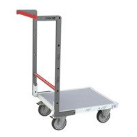 Chariot à Dossier Fixe - Plateau Bois Mélaminé - 550 x 495 - 250kg Chariot à Dossier Fixe - Plateau Bois Mélaminé - 550 x 495 - 250kg