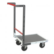 Chariot à Dossier Fixe - Plateau Tôle Acier - 550 x 495 - 250kg