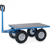 Remorque à Bras Industrielle - 1200x800mm - 1000kg