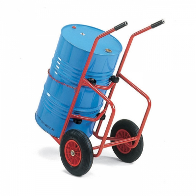 Chariot manutention fûts en position horizontale 220L, 250Kg