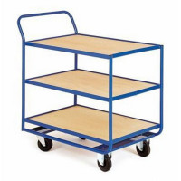 Chariot à 3 plateaux bois