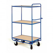 Chariot haut à plateaux bois fixes