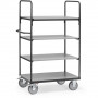 Chariot Haut "gamme en Gris" - 1000x600mm - 600kg
