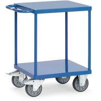Servante avec plateaux en tôle d'acier - Capacité 600kg Servante avec plateaux en tôle d'acier - Capacité 600kg