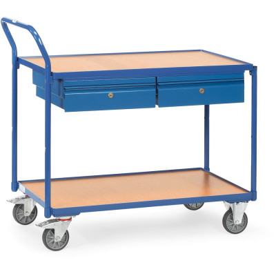 Servante avec tiroirs capacité 300 kg - Fetra, robustesse
