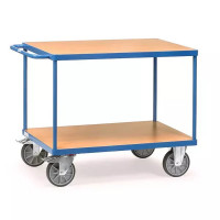 Servantes d'atelier jusqu'à 600 kg avec 2 plateaux en bois
