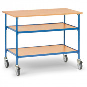 Table roulante capacité 150 kg - Fetra, robustesse et pratique