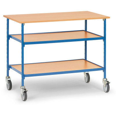 Table roulante capacité 150 kg - Fetra, robustesse et pratique